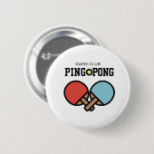 Ping Pong  Ronde Button 5,7 Cm (Voorkant /achterkant)