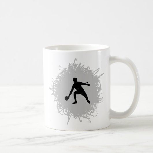 Ping Pong Scribble Style Koffiemok (Rechts)