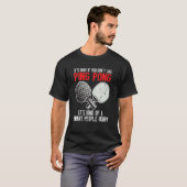 Ping Pong Smart People Hobby T-shirt (Voorkant volledig)
