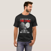 Ping Pong Smart People Hobby T-shirt (Voorkant volledig)