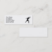 Ping Pong-speler Mini Visitekaartje (Voorkant / Achterkant)