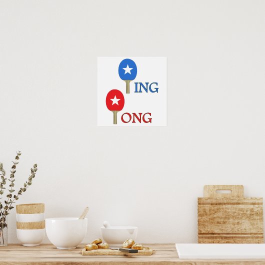 Ping Pong Star Poster (Keuken)