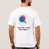 Ping Pong T-shirt (Achterkant)