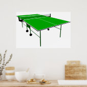 Ping Pong-tabel Poster (Keuken)
