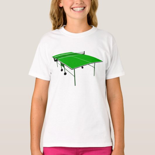 Ping Pong-tabel T-shirt (Voorkant)