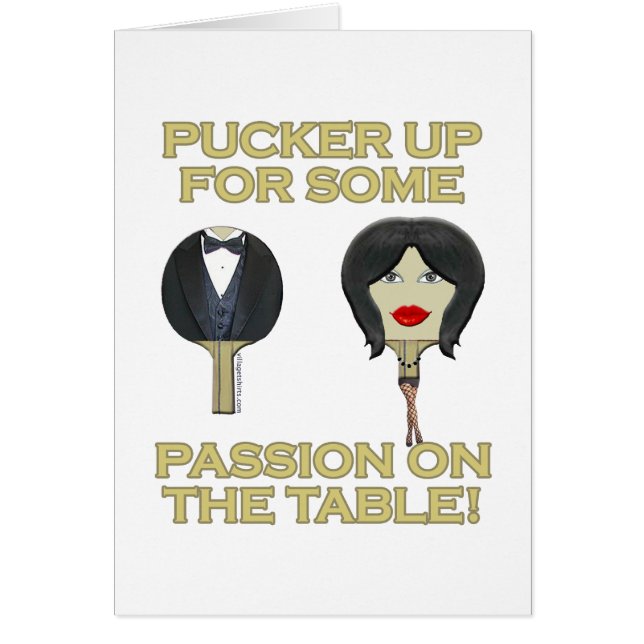 Ping Pong Table Passion (Voorkant)