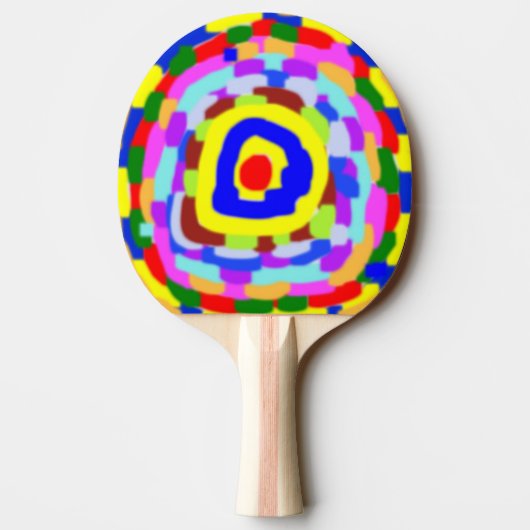 Ping Pong/Table Tennis Bat - Novelty Design Tafeltennisbatje (Achterkant)