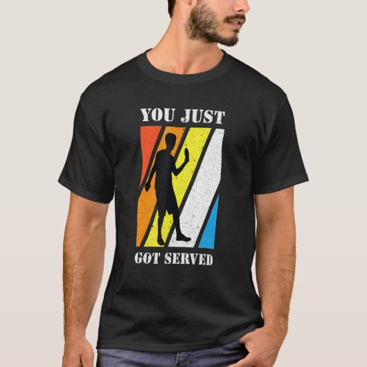 Ping Pong Table Tennis Bat T-shirt (Voorkant)