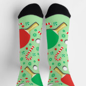 Ping-Pong Table Tennis Christmas Socks Sokken (Top)