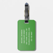 Ping Pong Table Tennis Design Bagagelabel (Achterkant verticaal)