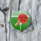 Ping Pong Table Tennis Design Button (In situ)