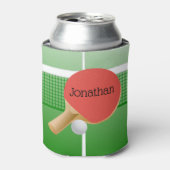 Ping Pong Table Tennis Design Cooler (Blikje Voorkant)