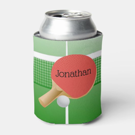 Ping Pong Table Tennis Design Cooler (Blikje Voorkant)