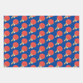 Ping Pong Table Tennis Design Inpakpapier Vel (Voorkant 3)