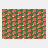 Ping Pong Table Tennis Design Inpakpapier Vel (Voorkant)