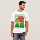 Ping Pong Table Tennis Design T-Shirt (Voorkant volledig)