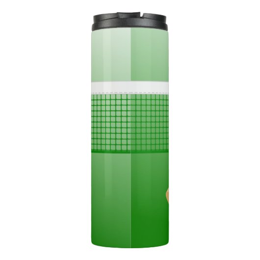 Ping Pong Table Tennis Design Thermosbeker (Achterkant)