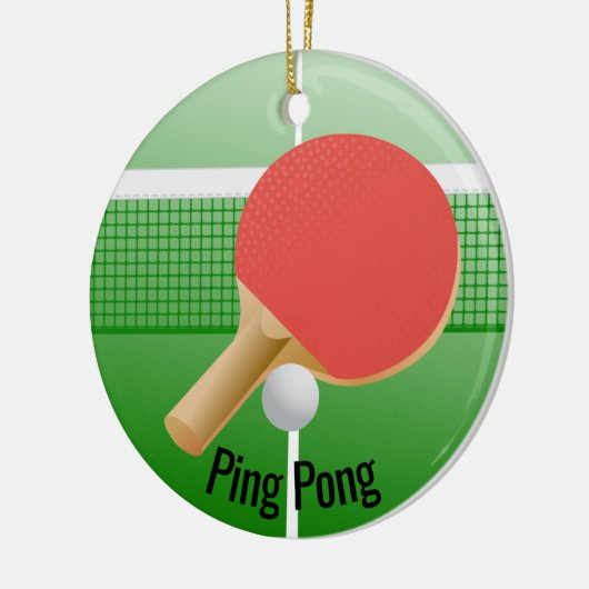 Ping Pong Table Tennis Ornament (Links)