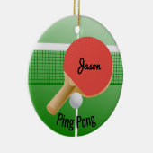 Ping Pong Table Tennis Ornament (Rechts)
