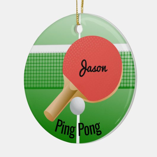 Ping Pong Table Tennis Ornament (Links)