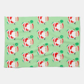 Ping-Pong Table Tennis Player Christmas Towel Theedoek (Horizontaal)