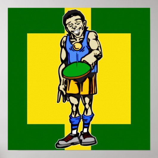 Ping Pong Table Tennis Poster (Voorkant)