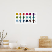 Ping Pong Table Tennis Poster (Keuken)