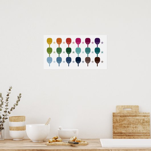 Ping Pong Table Tennis Poster (Keuken)