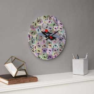 Ping Pong Tables, Large Wall Clock Grote Klok