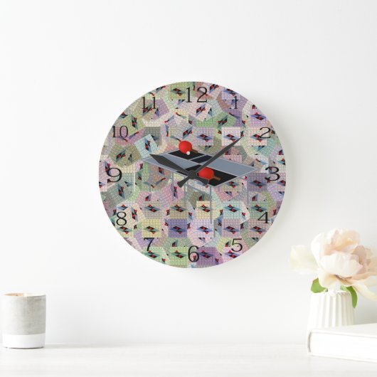 Ping Pong Tables, Large Wall Clock Grote Klok (Huis)