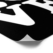 Ping pong tafel tennis love poster (Hoek)