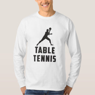 Ping Pong Tafel Tennis Paddle Speler Gift Idee T-shirt