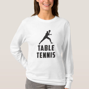 Ping Pong Tafel Tennis Paddle Speler Gift Idee T-shirt