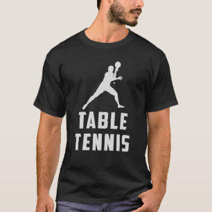 Ping Pong Tafel Tennis Paddle Speler Grappig cadea T-shirt