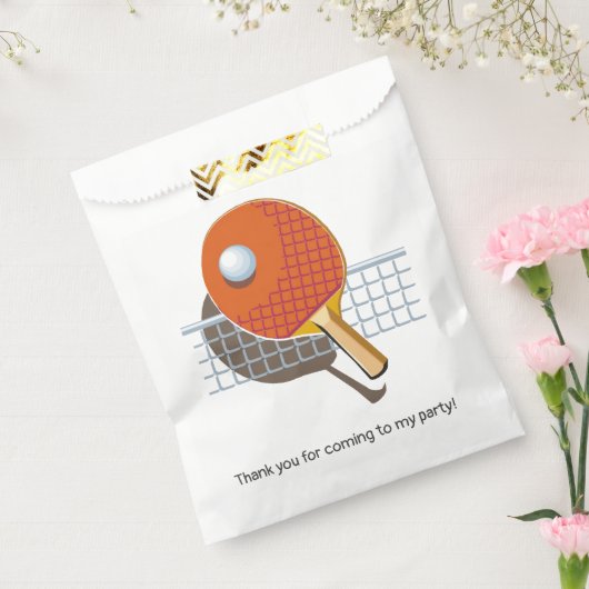 Ping Pong Tafeltennis Bedankzakje (Gezegeld)