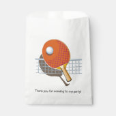 Ping Pong Tafeltennis Bedankzakje (Voorkant)