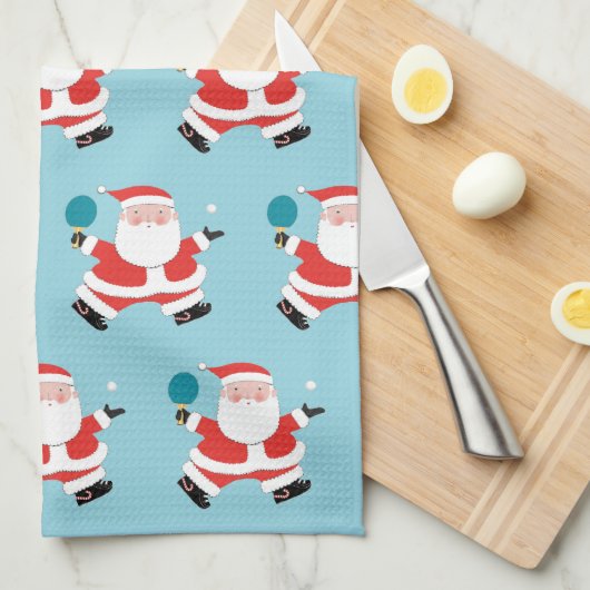 Ping-pong tafeltennis kersthanddoek theedoek (Quarter Fold)