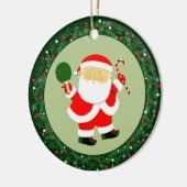 Ping-pong tafeltennis Kerstmis Keramisch Ornament (Links)