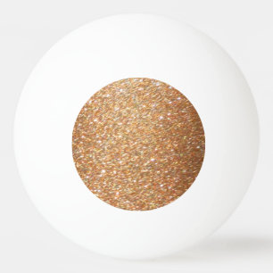 Ping Pong Tafeltennis Koper Goud Glitter Bal Pingpongbal