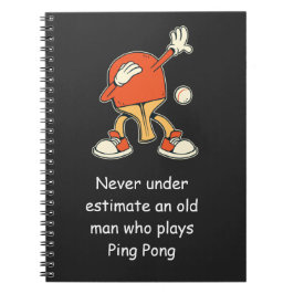 Ping Pong Tafeltennis Onderschat Nooit Notitieboek
