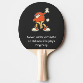 Ping Pong Tafeltennis Onderschat Nooit Tafeltennisbatje