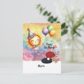 Ping Pong Tafeltennis thema Verjaardag Kaart (Staand voorkant)