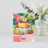 Ping pong tafeltennis verjaardags Kaart (Staand voorkant)