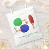 Ping Pong Tafeltennis Verjaardagsfeest Bedankzakje (Geknipt)