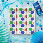 Ping Pong Tafeltennis Verjaardagsfeest Papieren Bordje (Feest)