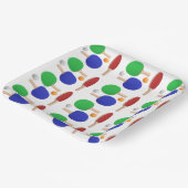 Ping Pong Tafeltennis Verjaardagsfeest Papieren Bordje (Gebogen)