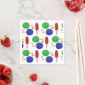 Ping Pong Tafeltennis Verjaardagsfeest Servet (Insitu)