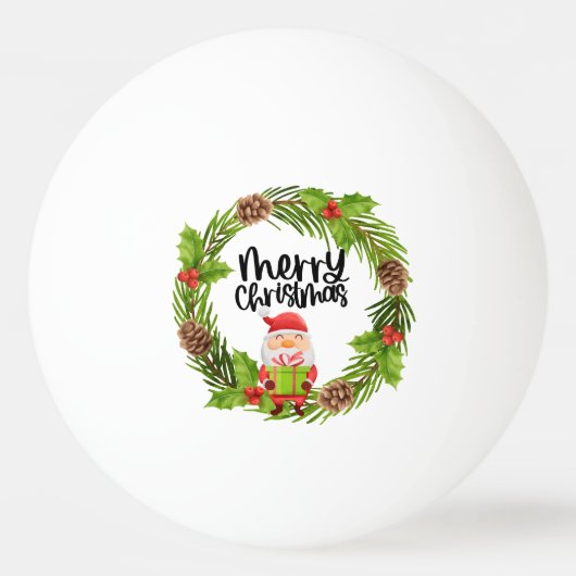 Ping Pong Tafeltennis voor Kerstfeest Pingpongbal (Voorkant)