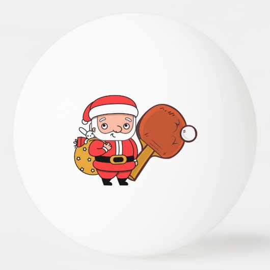 Ping Pong Tafeltennis voor Kerstfeest Pingpongbal (Voorkant)