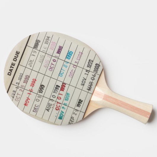 Ping Pong Tafeltennisbatje (Zijkant)